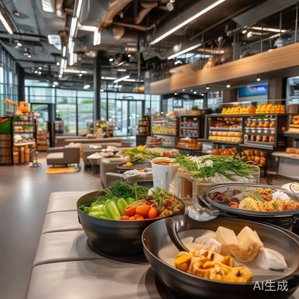 此外，体育馆还设有休息区和饮食区，让运动结束后，运