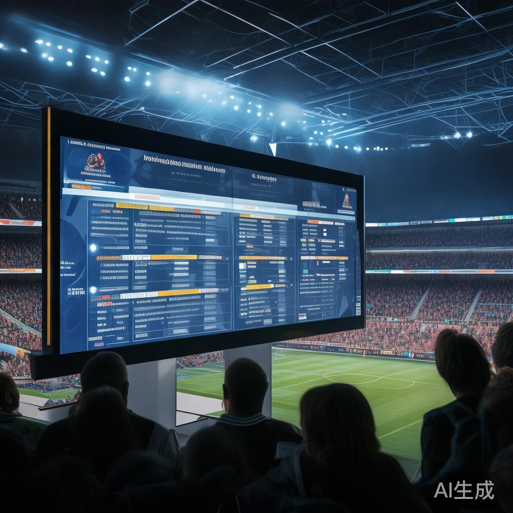 以一场足球联赛为例，用户可以在比赛开始前通过平台了